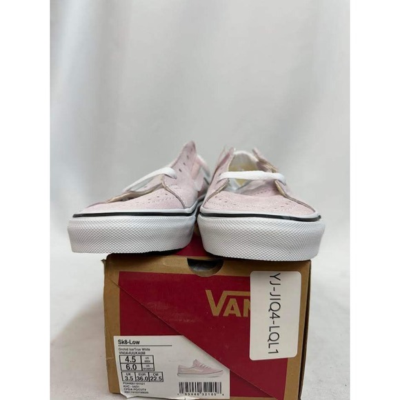 Vans Sk8-Low Orchid Ice True White Suede Canvas Sneakers VN0A4UUKA0M Womens 6 - Picture 7 of 13